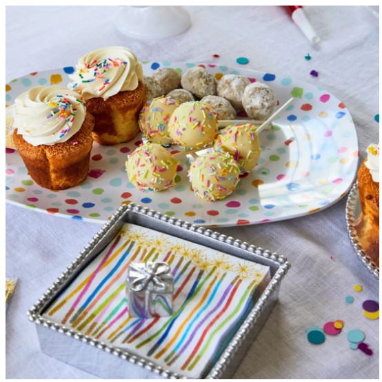 Present Beaded Napkin Box