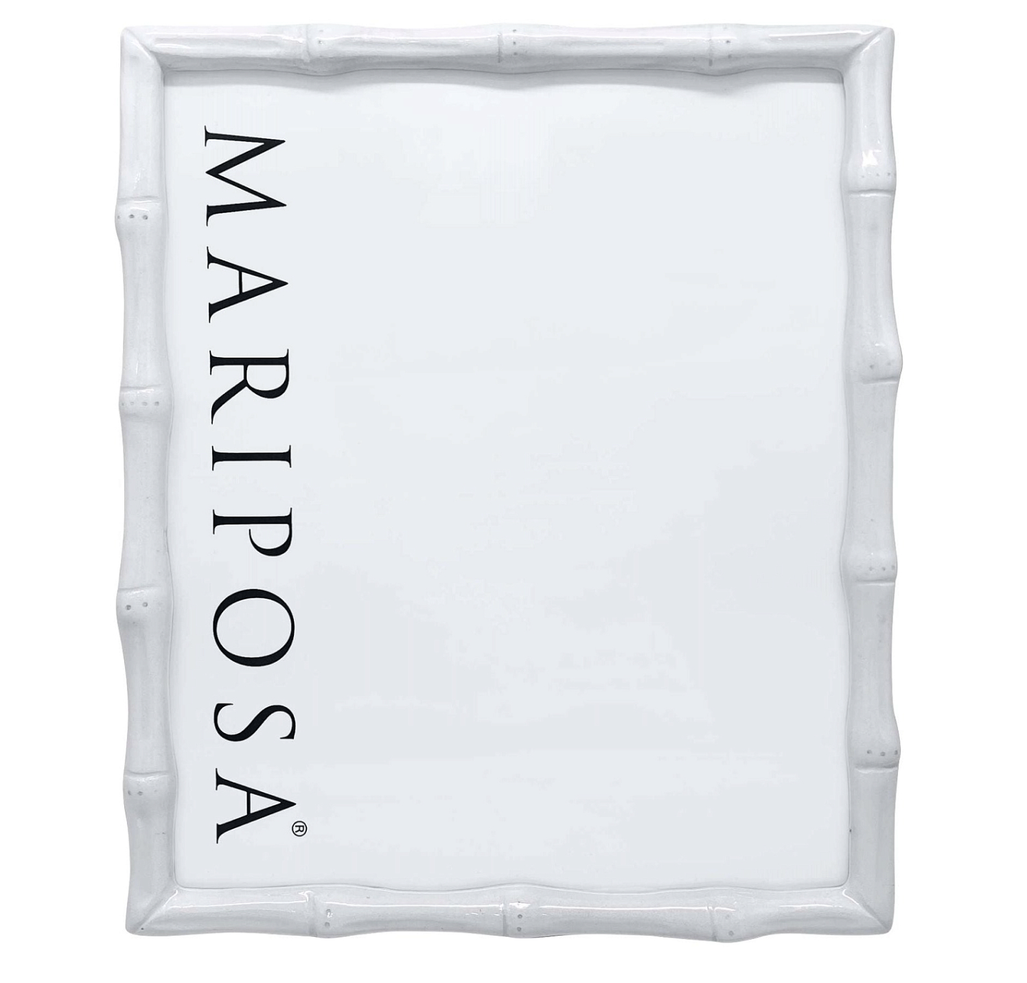 Bamboo White Frame - Multiple Sizes