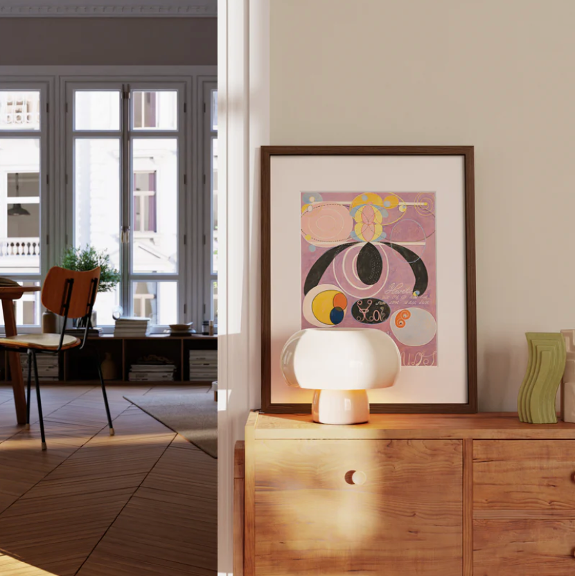 Walnut Oak Frame