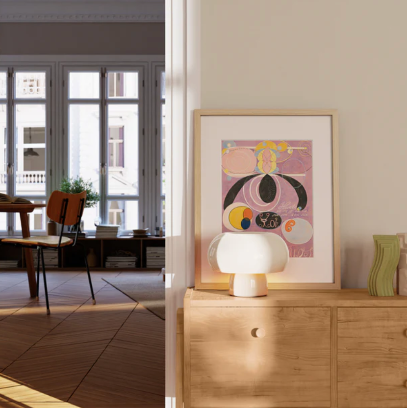 Beige Oak Frame