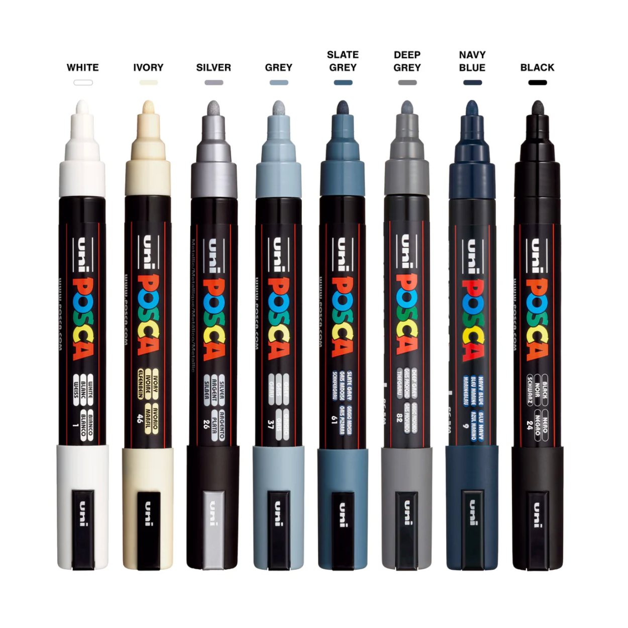 Posca PC-5M Paint Marker - 8/Set