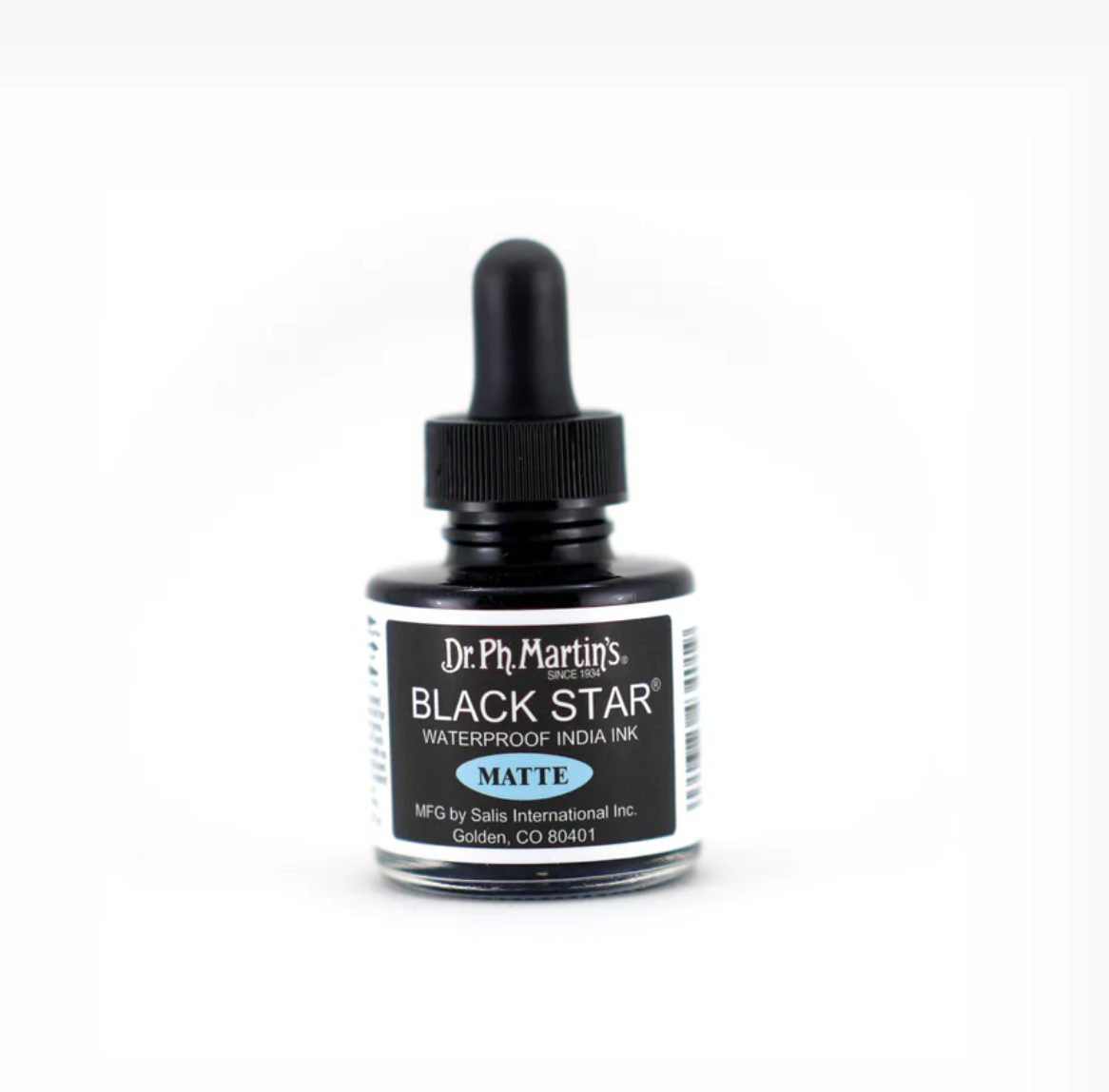 Dr Martins Matte India Ink - 1oz