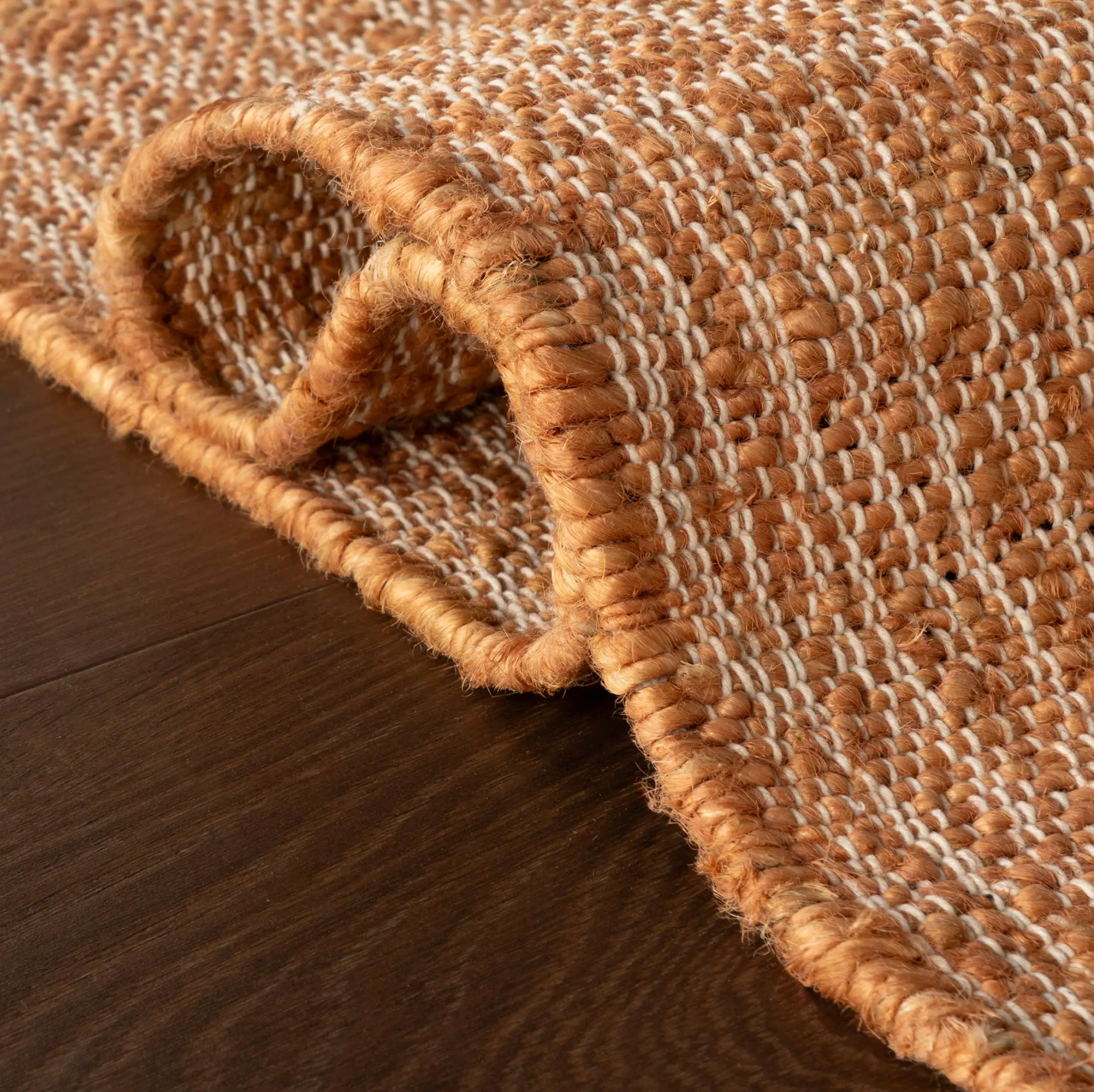 Tayo Striped Rug, Orange
