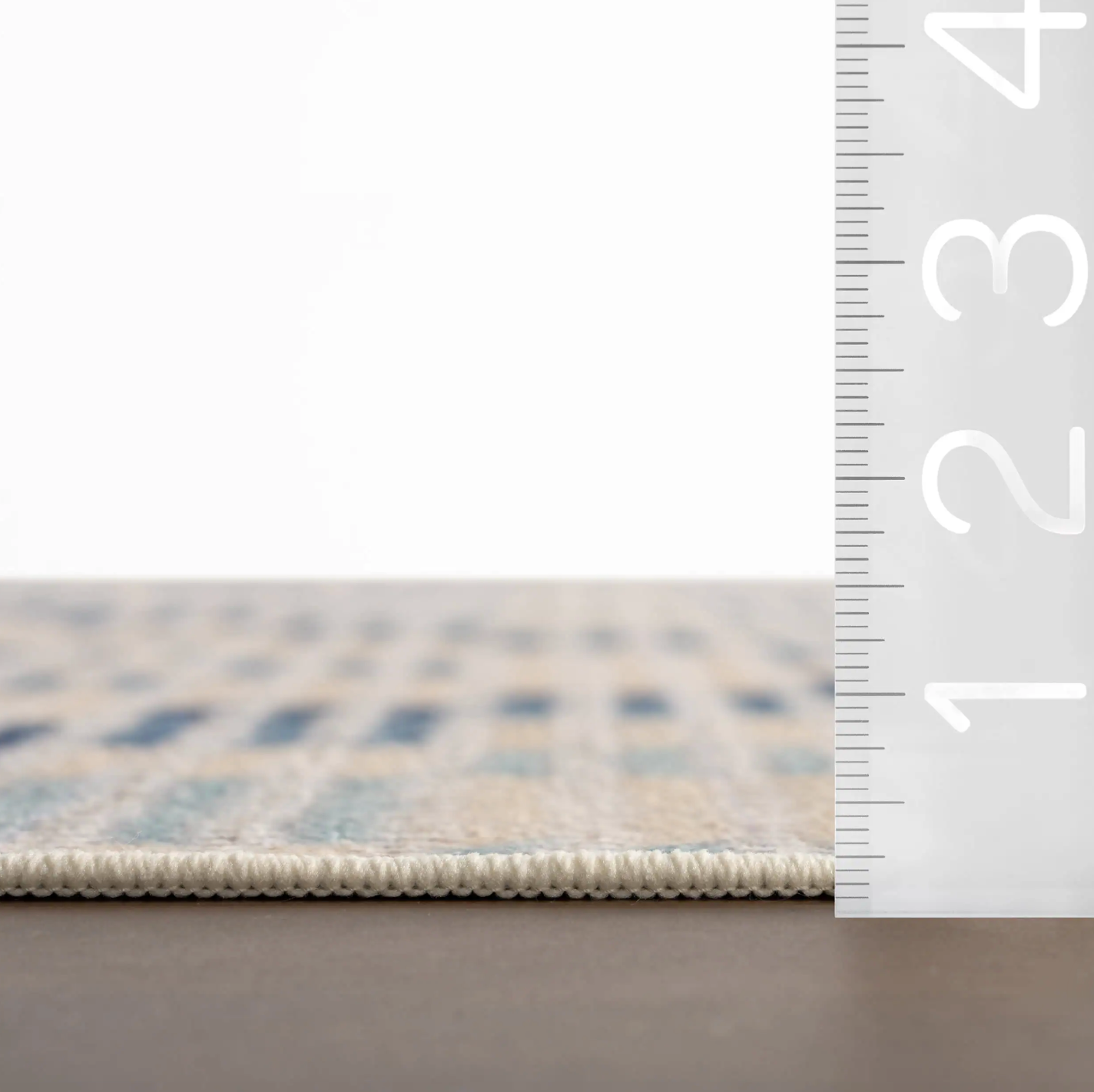 Orzalla Washable Rug, Blue