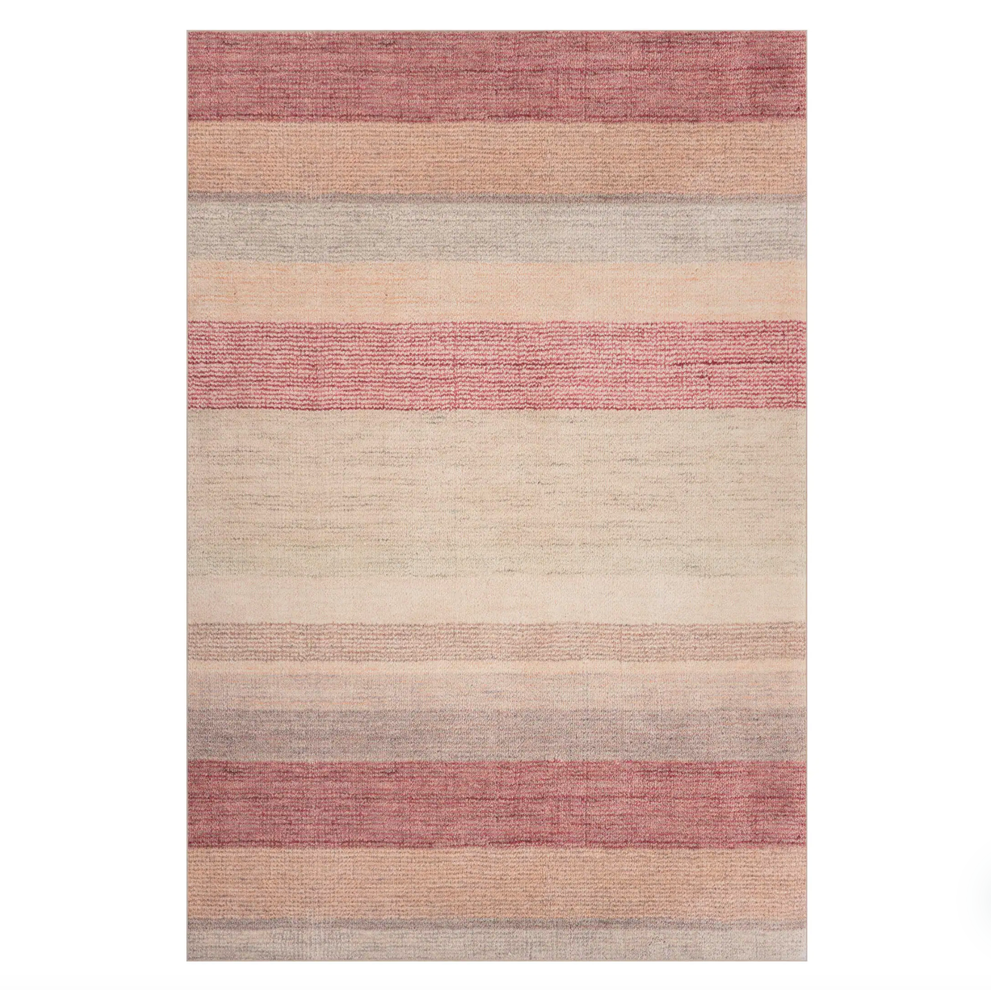 Noa Striped Washable Rug