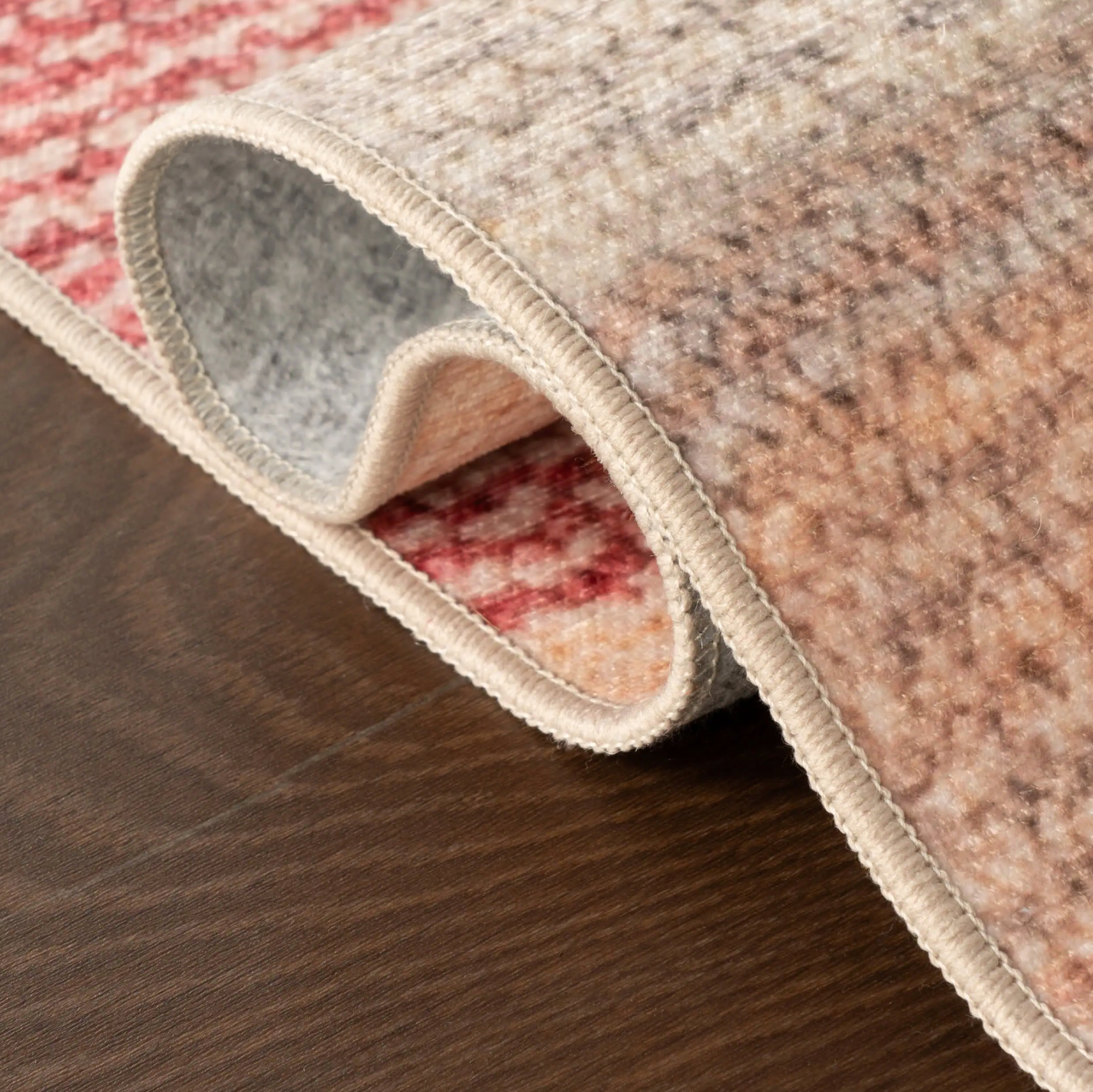 Noa Striped Washable Rug