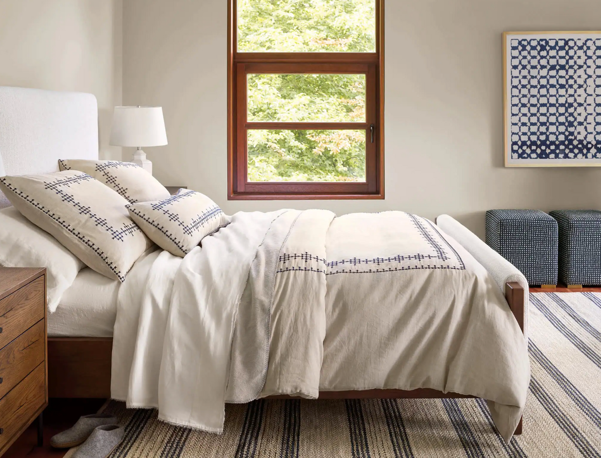 Cielo Stripe Navy Rug