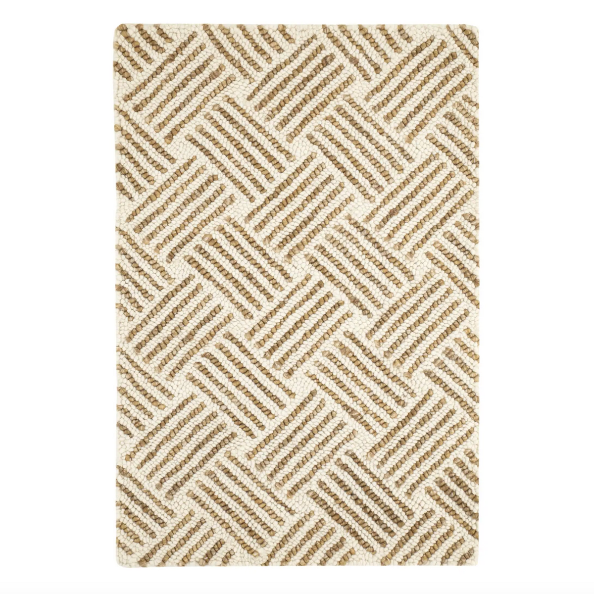Layers Ochre Wool Rug