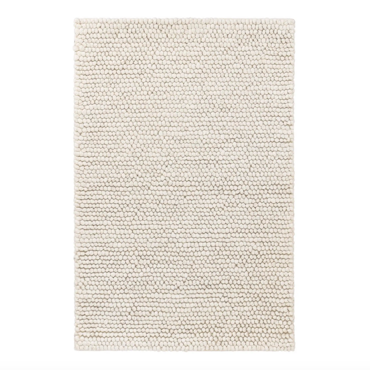Niels Ivory Woven Wool Rug