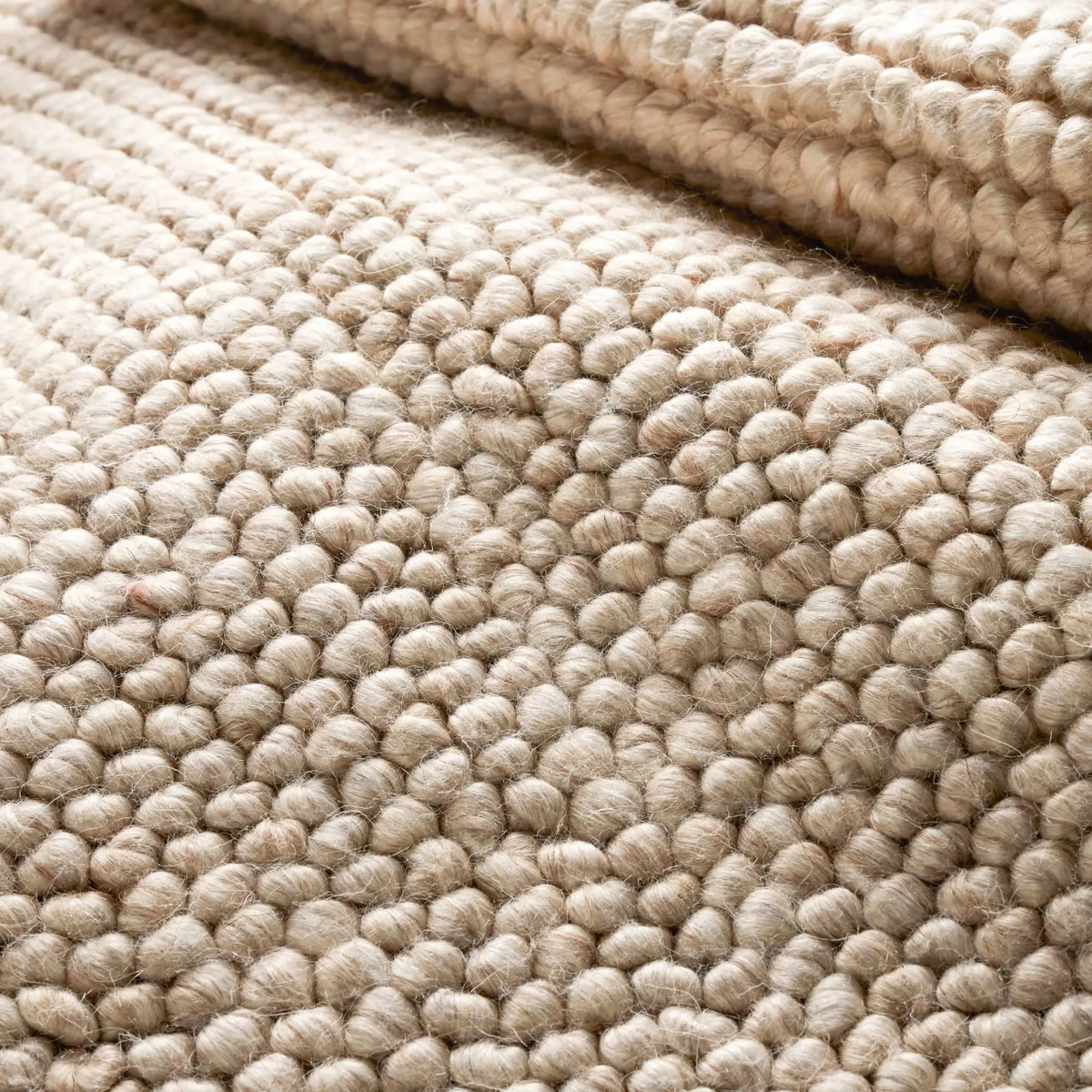 Niels Latte Woven Wool Rug