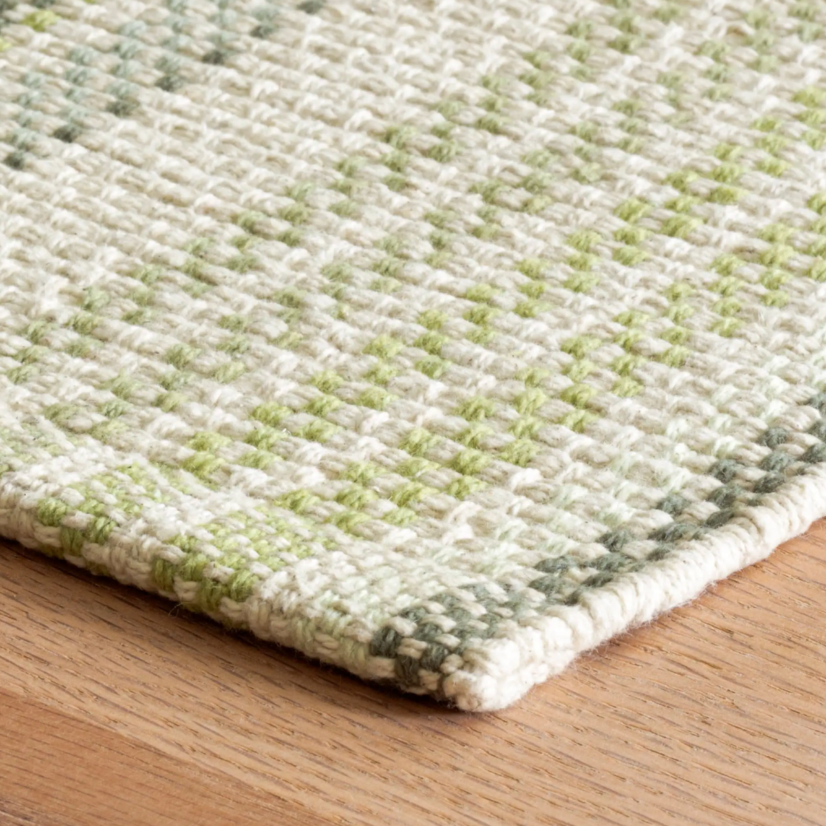 Oslo Stripe Green Rug
