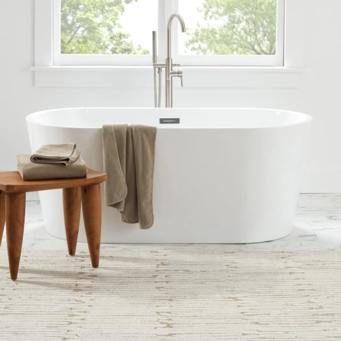 Malone Oatmeal Washable Rug