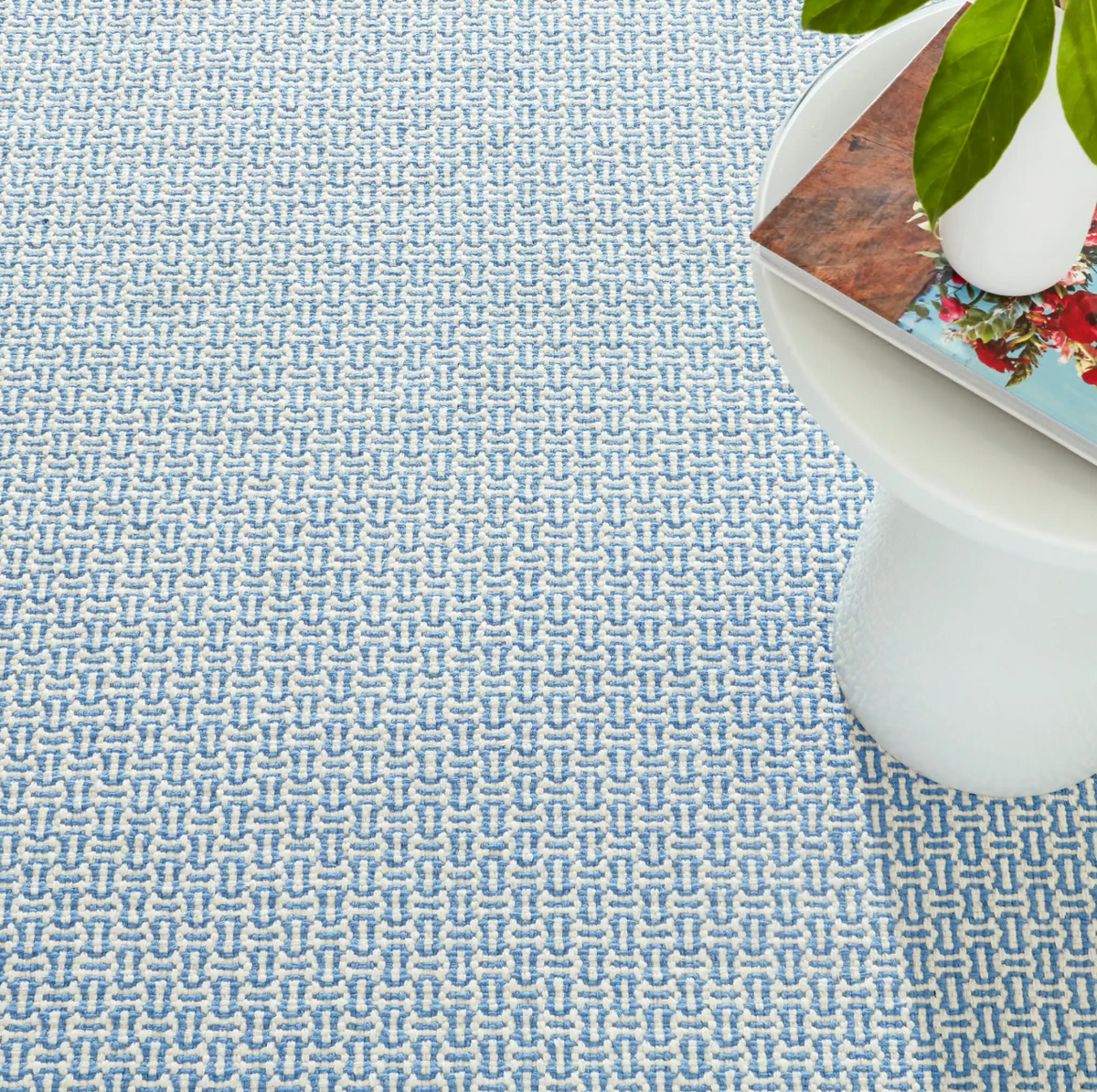 Miss Muffet Blue Rug