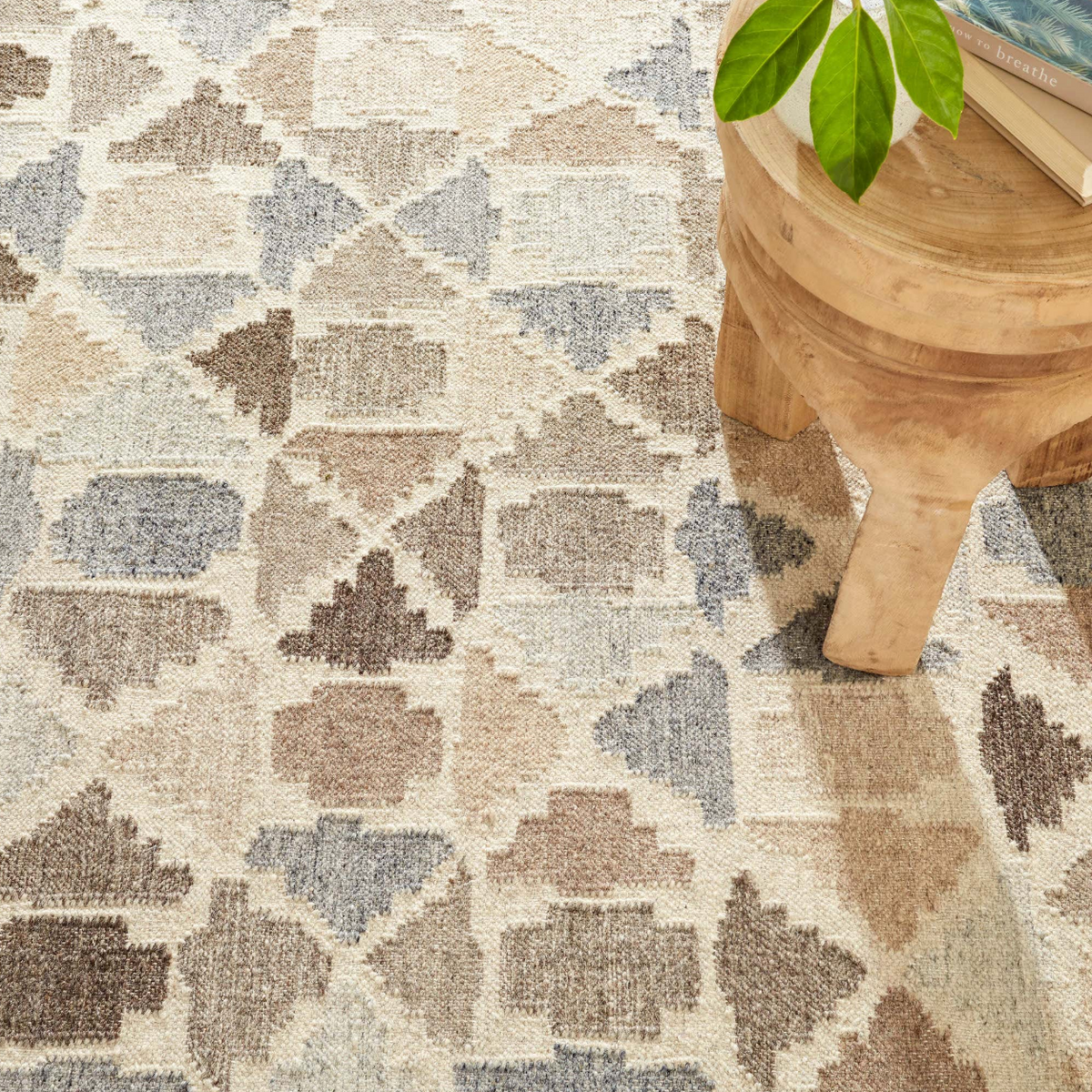 Rufus Stone Kilim Nat Rug