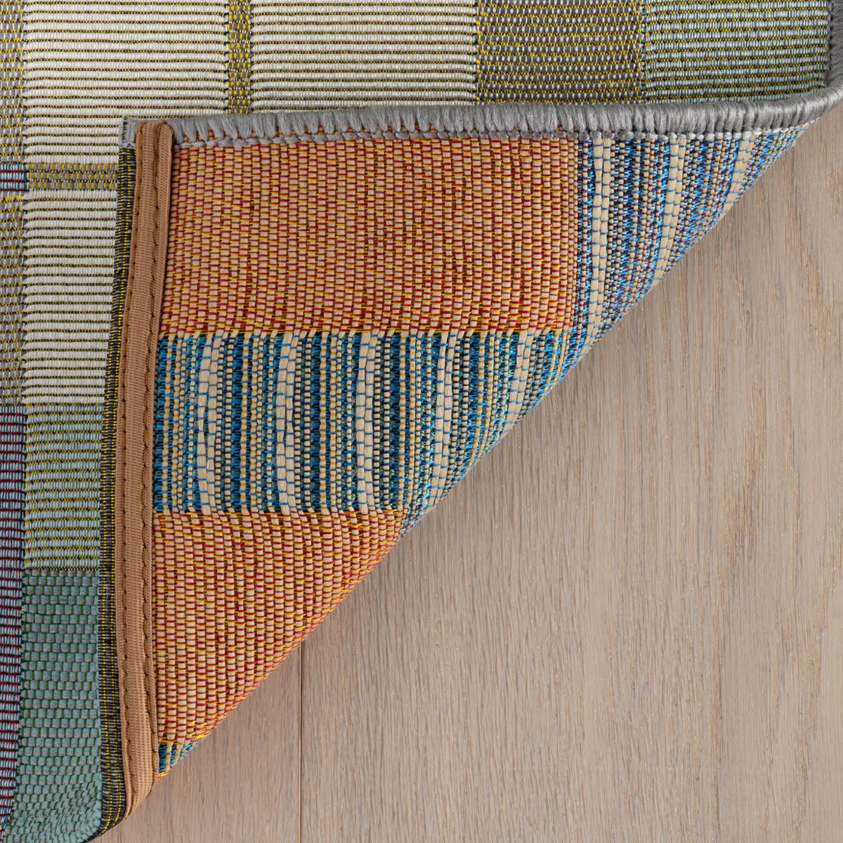 Sundara Plaid Blue Multi Rugs