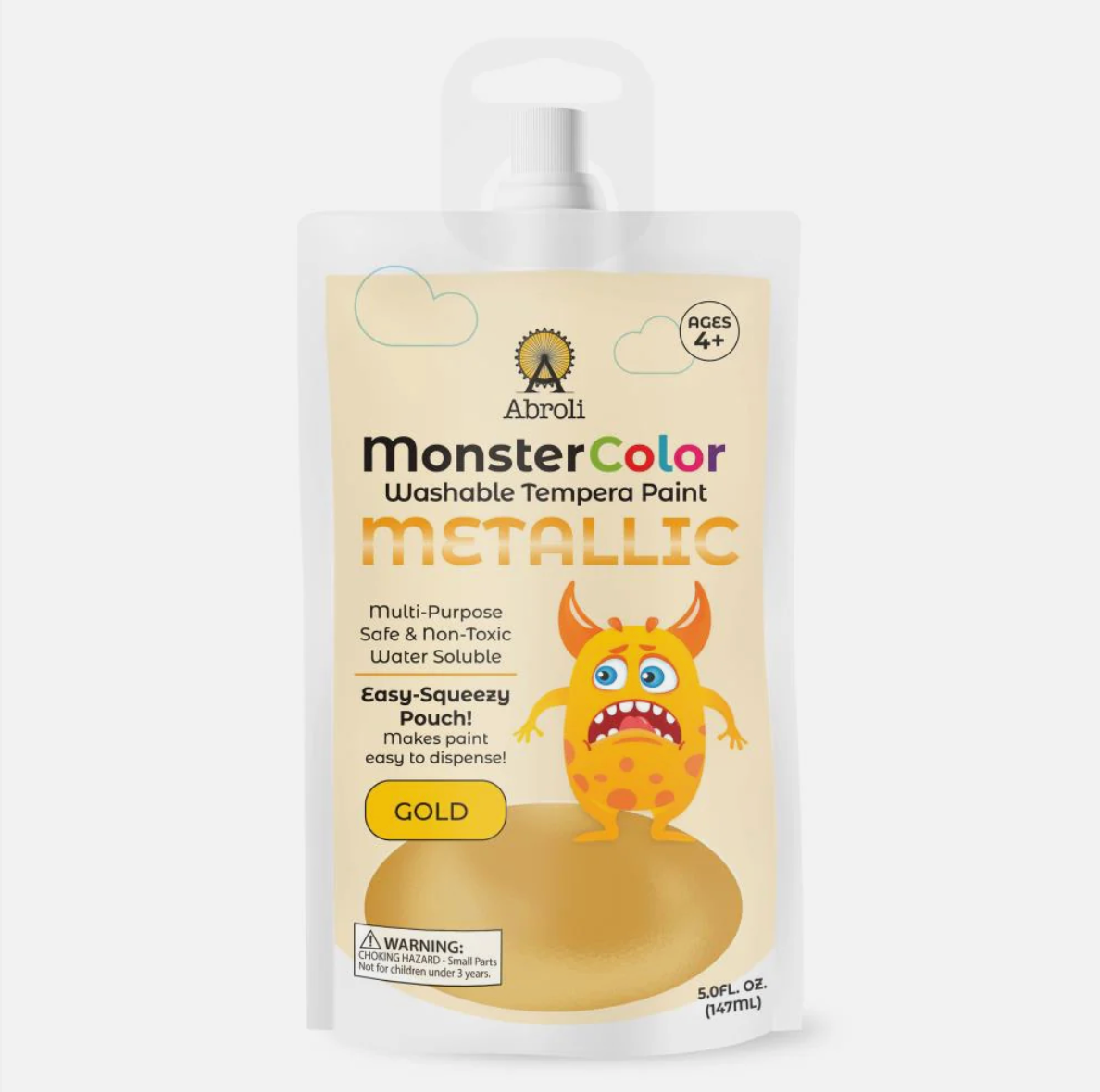 Monster Color Washable Paint Pouch - 5oz