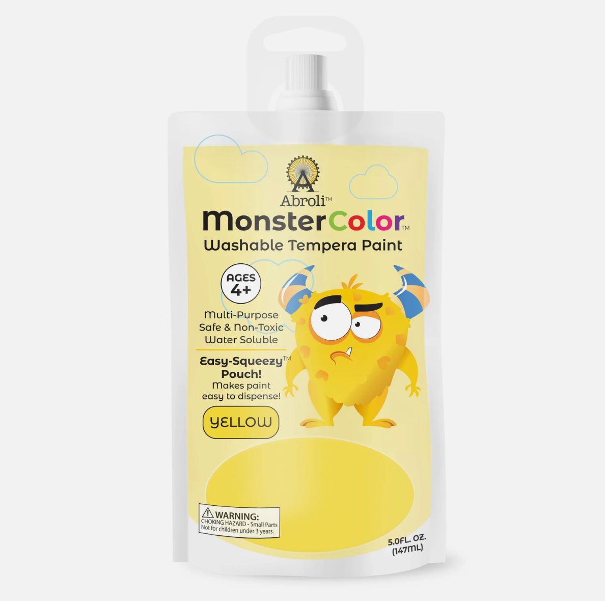 Monster Color Washable Paint Pouch - 5oz