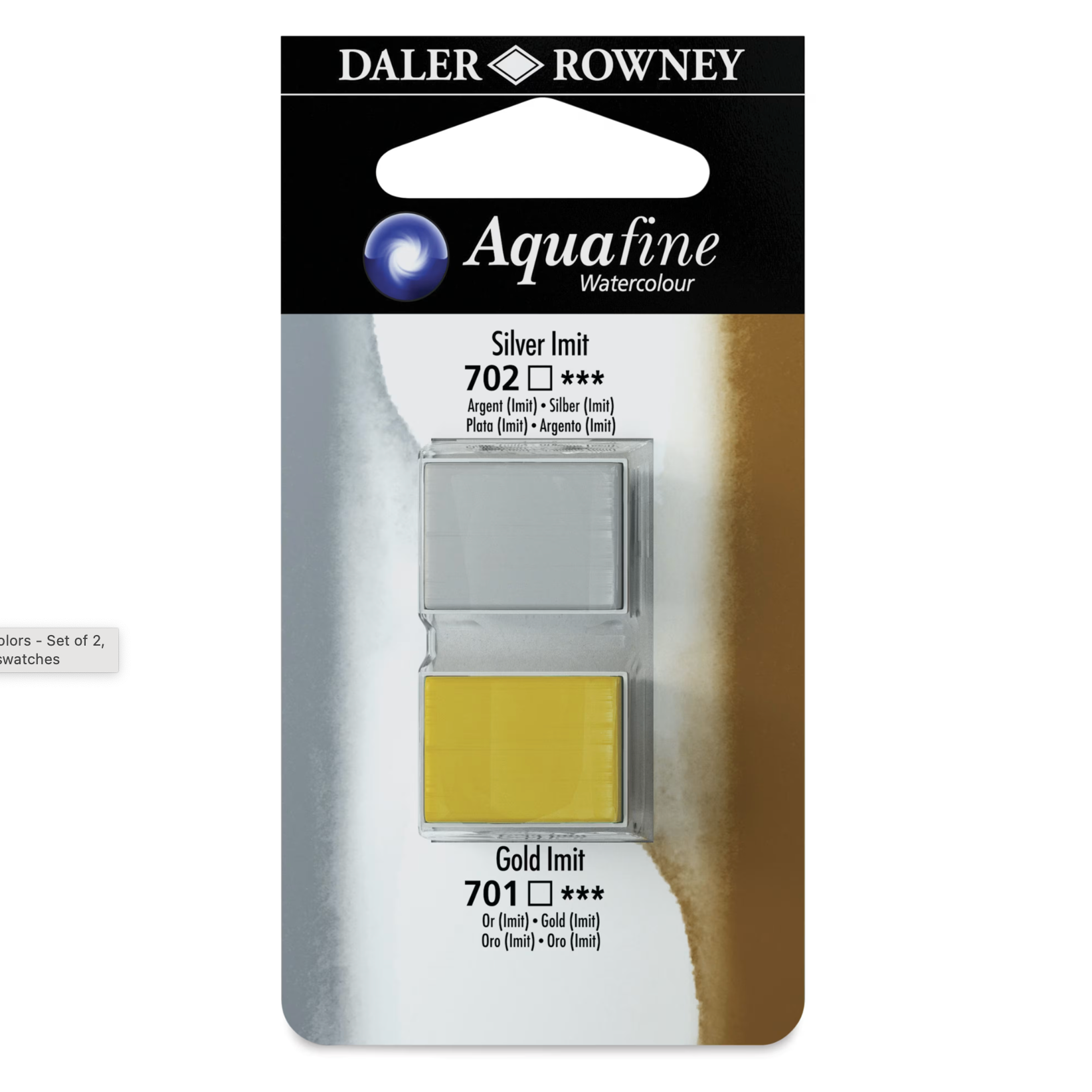 Aquafine Watercolor HP Blister Sets