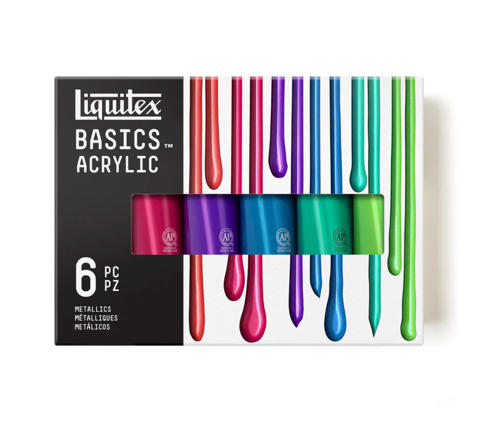 Liquitex Basics Metallic Acrylic Sets