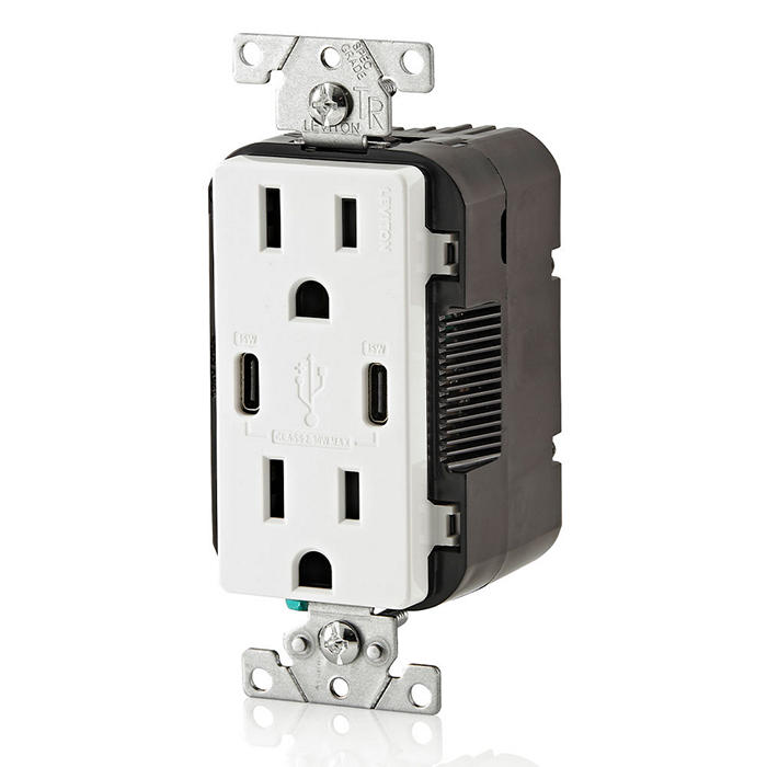 15A Tamper-Resistant Outlet with USBC