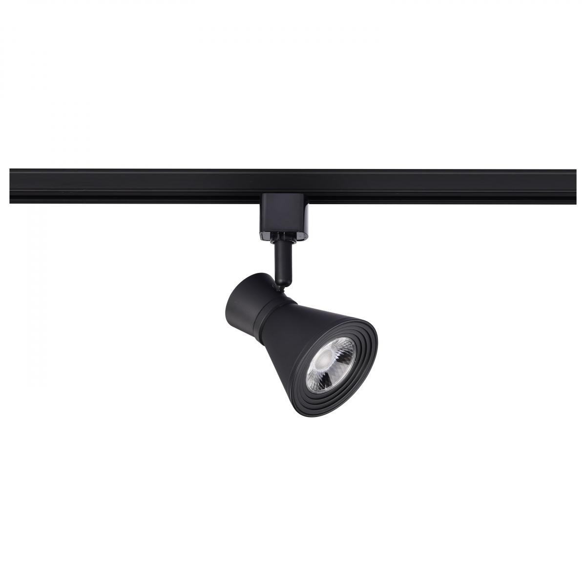 12W LED Cinch Track Head - Blk