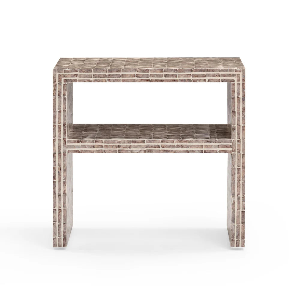 DerryShell Nightstand,Lavender