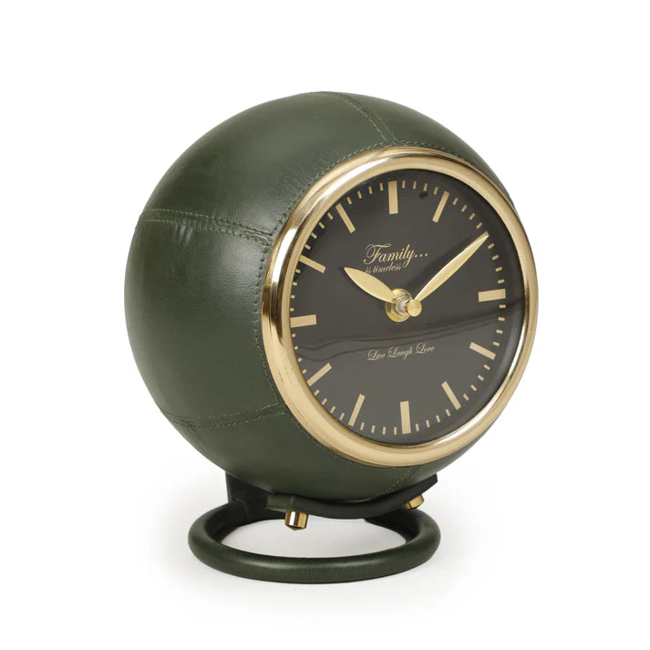 Draper Accent Clock, Dk. Green