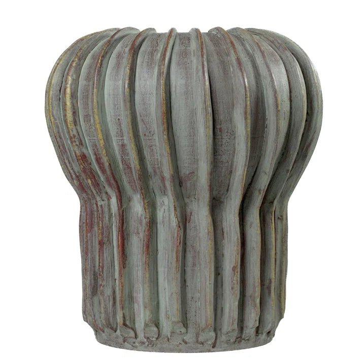 Visha Vase, Grey/Green