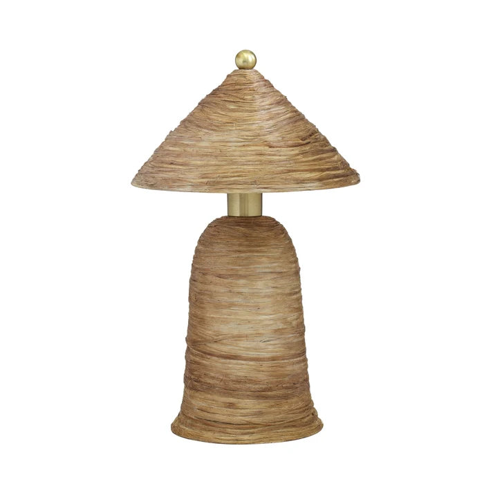 Coconut Fiber Pointed Lamp