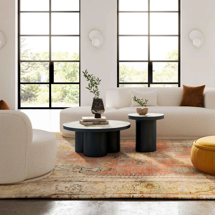 Nautilus Side Table, Mirrored