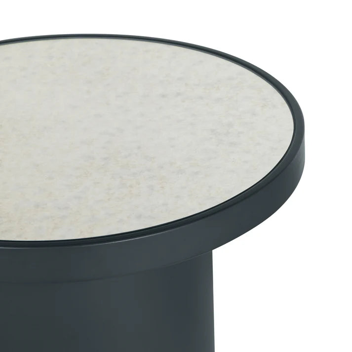 Nautilus Side Table, Mirrored