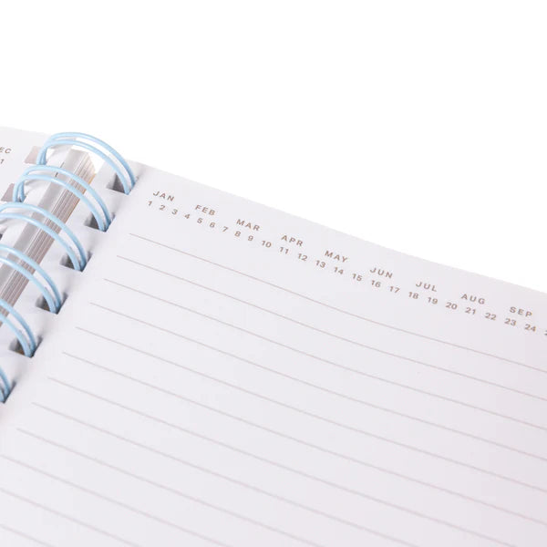 At Capacity 6x8 Spiral Journal