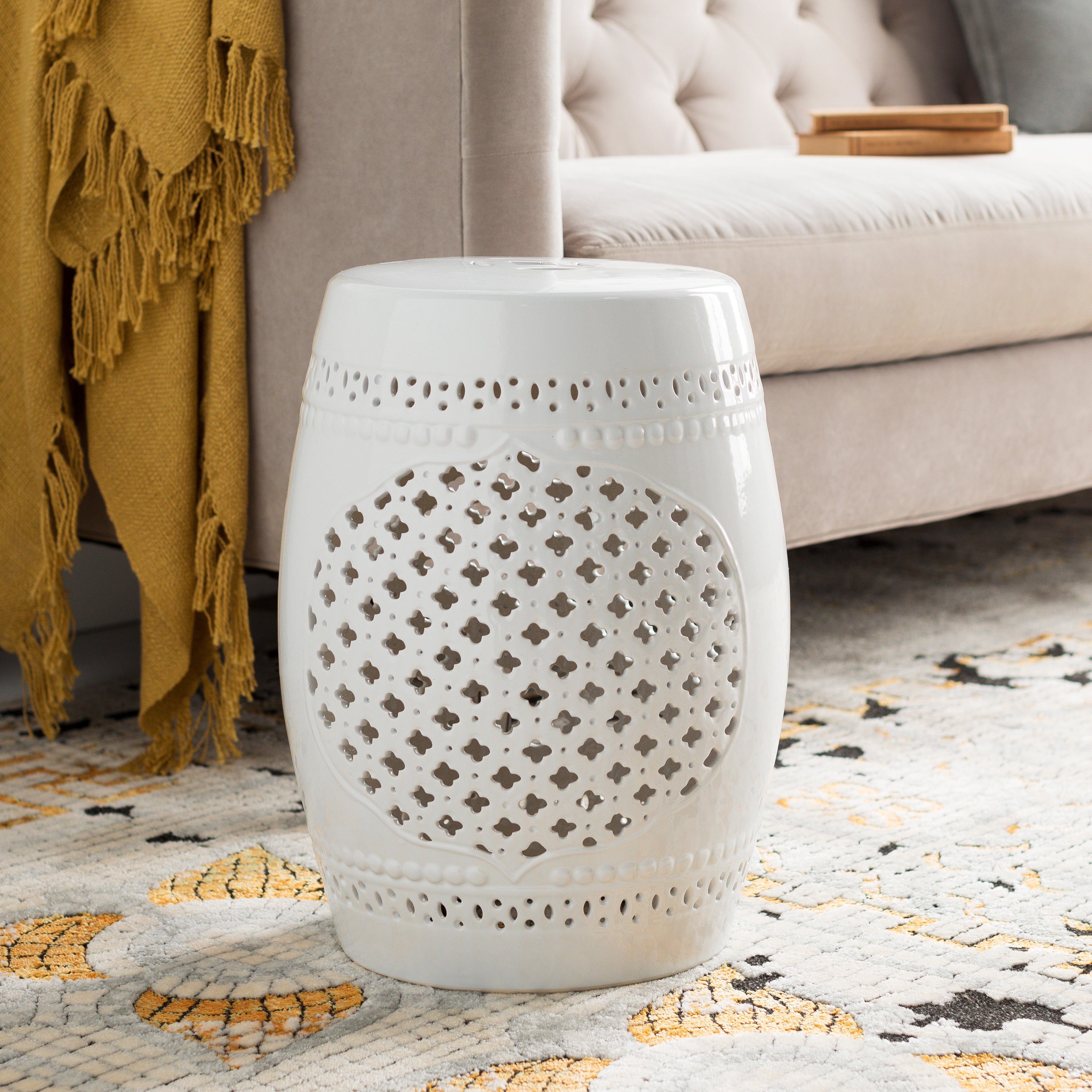 Auburndale Ceramic Stool