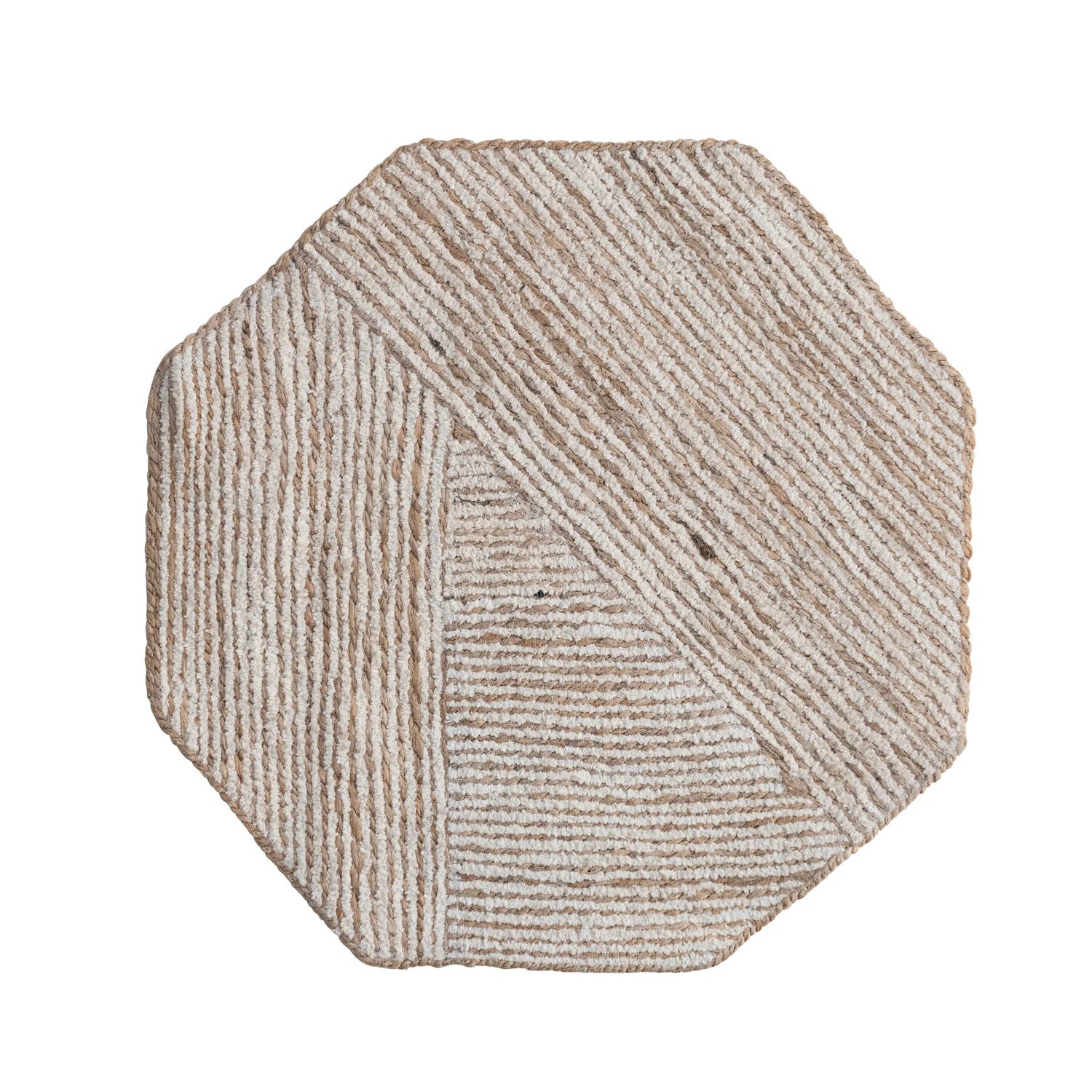 Placemat, 15x15/Jute/Octagon