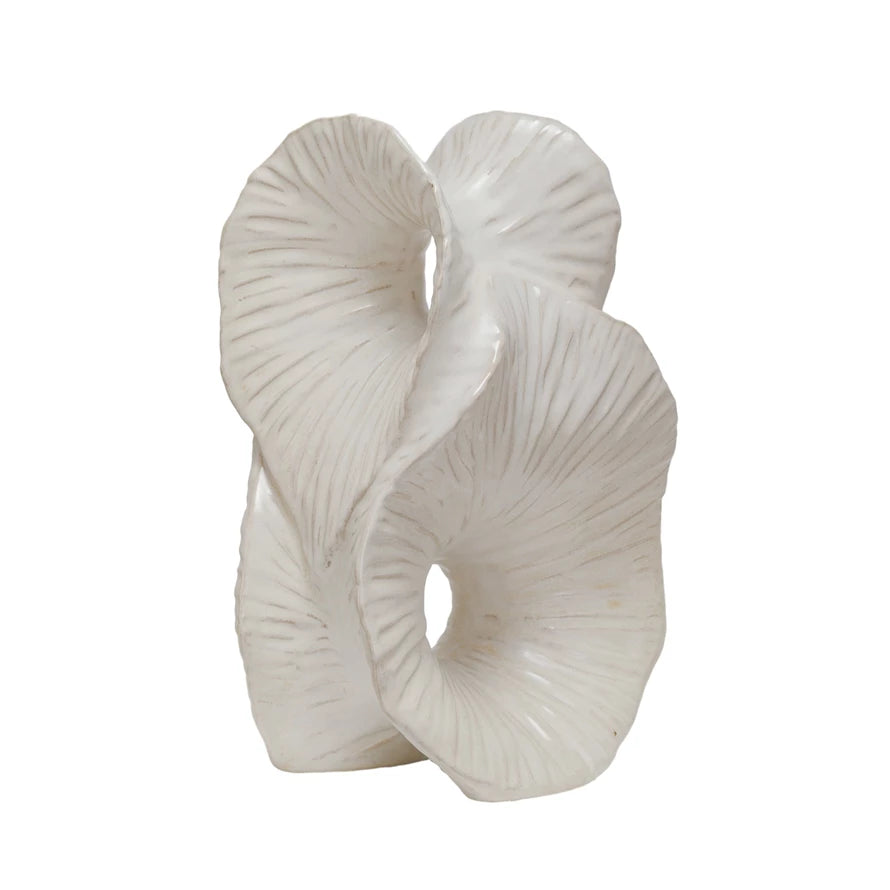 Stoneware White Sculpture