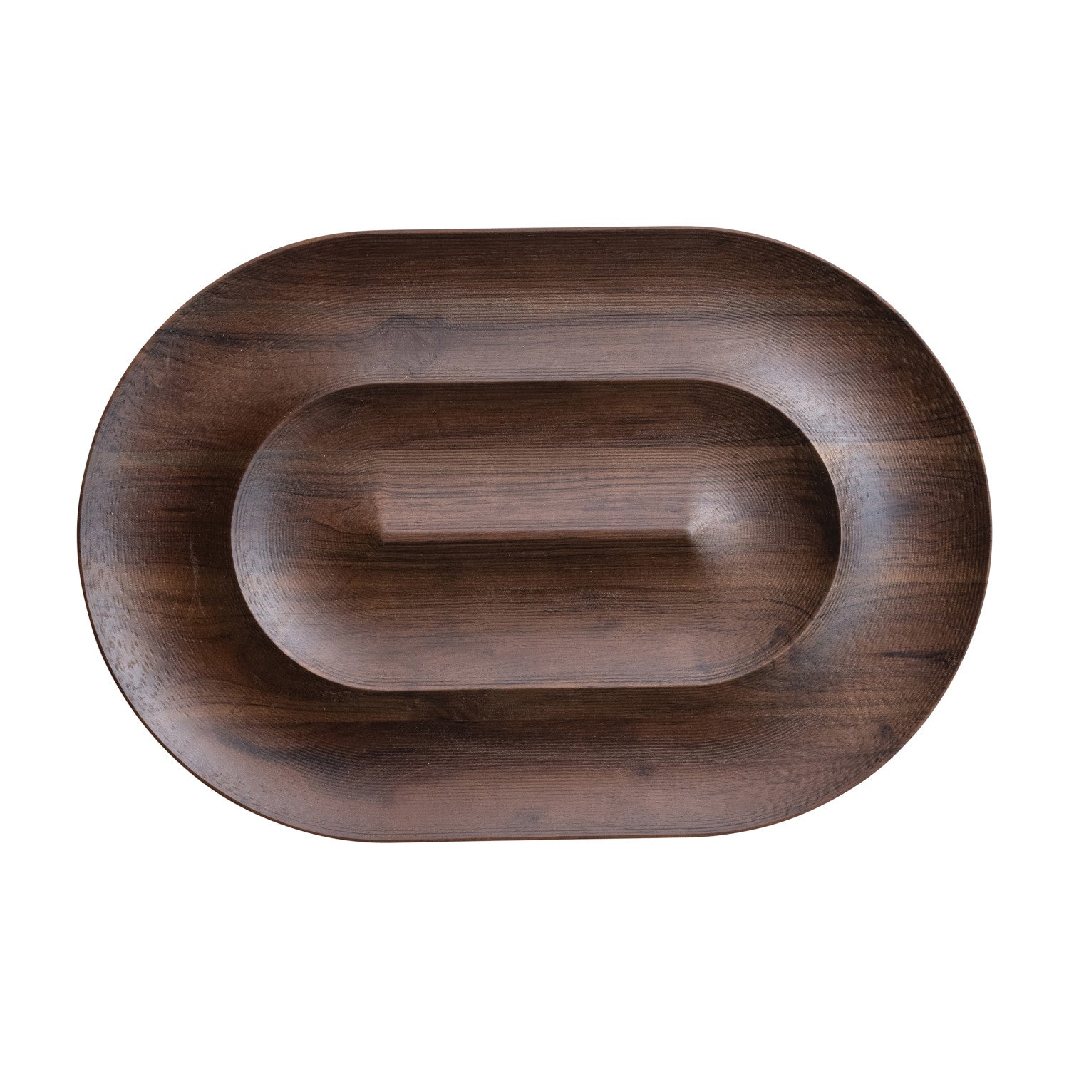 Walnut Serving Dish, 2/Oval