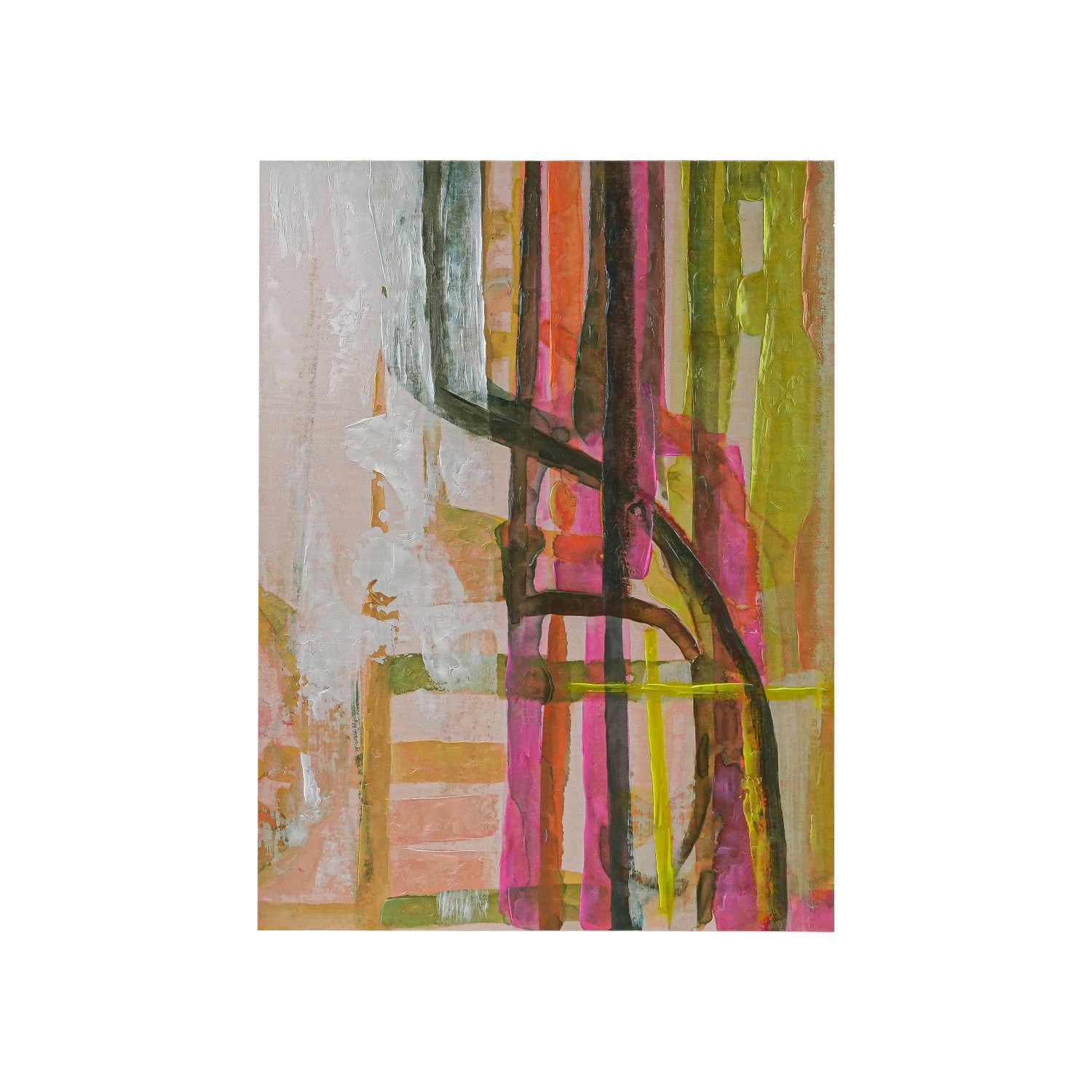 Wood Wall Art w/ Gold Foil