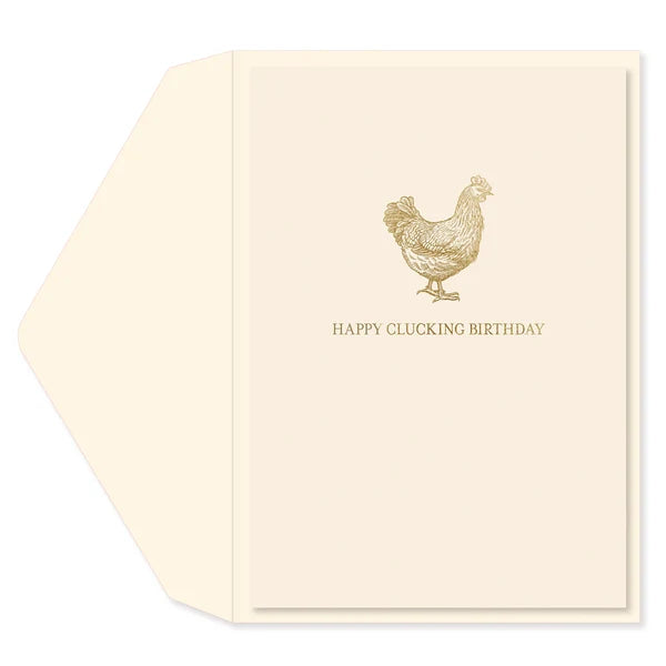 Happy Clucking Bday Card