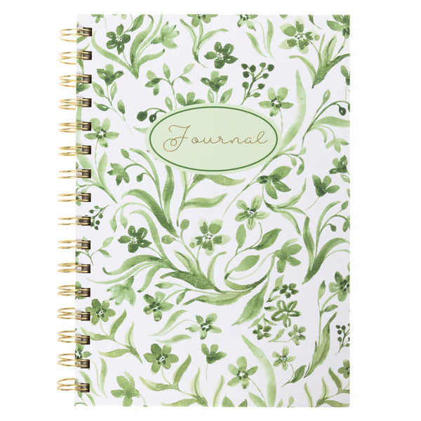 Green Floral Everyday Journal