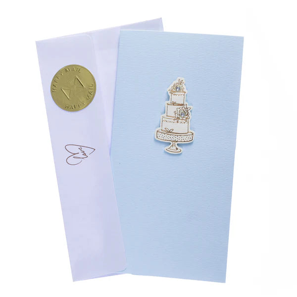 Wedding Cake Money Holder Card