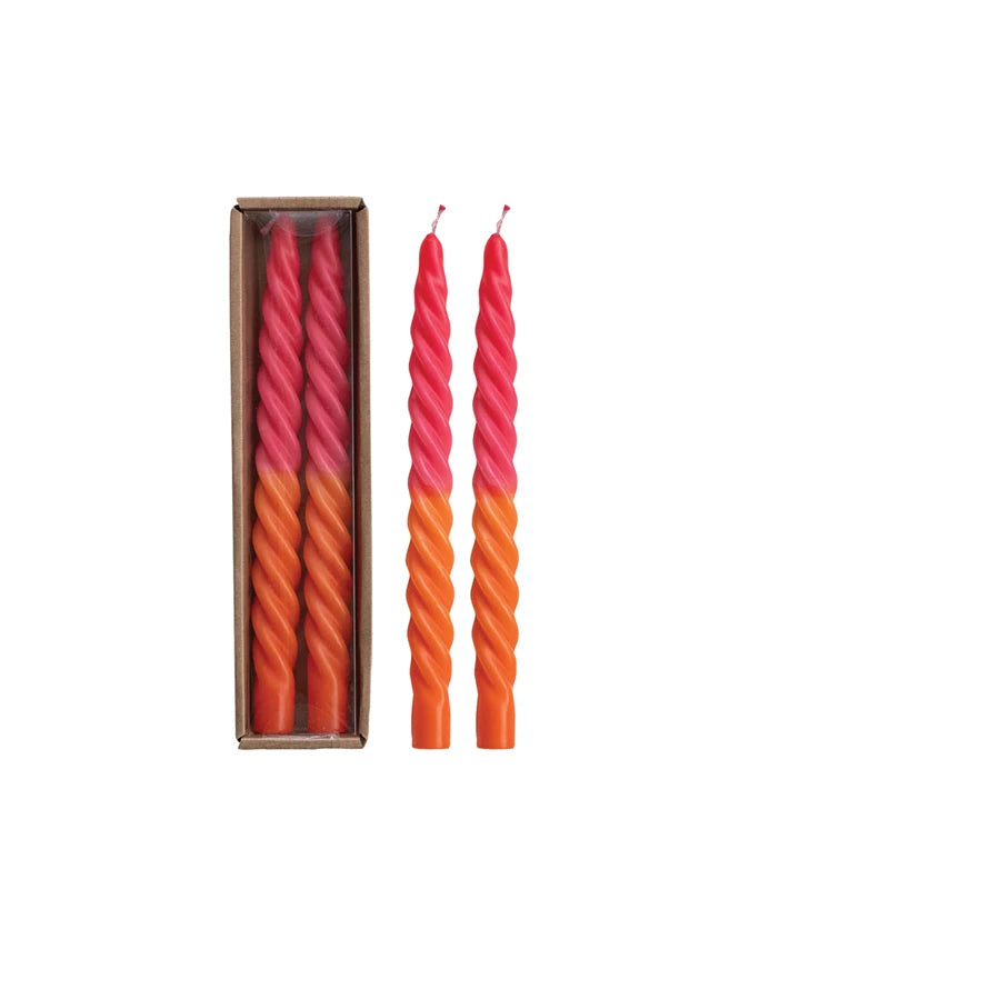 St/2 Fuschia/Orange Tapers