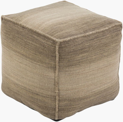 Chaz Light Sage Pouf