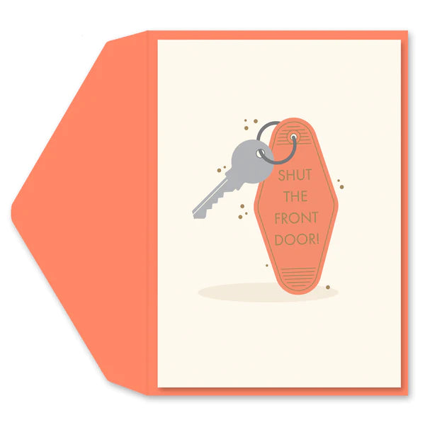 Front Door Keychain Card