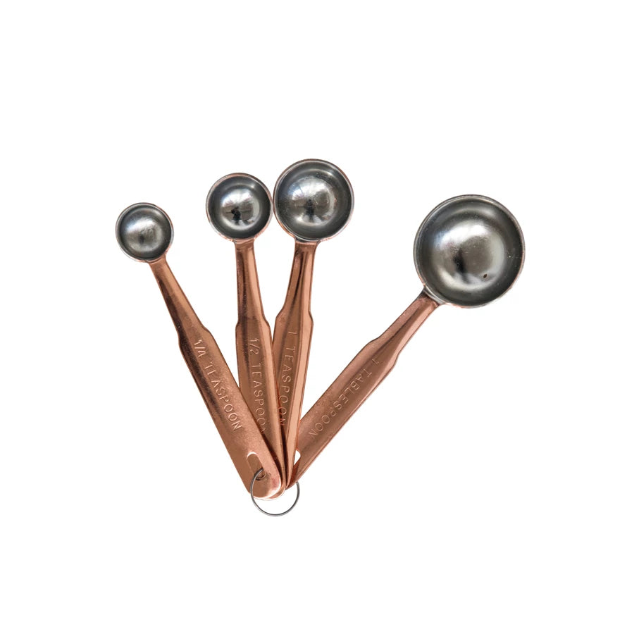 SS Measuring Spoons - Copper