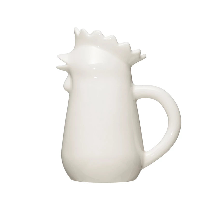 Chicken Shaped Creamer, White