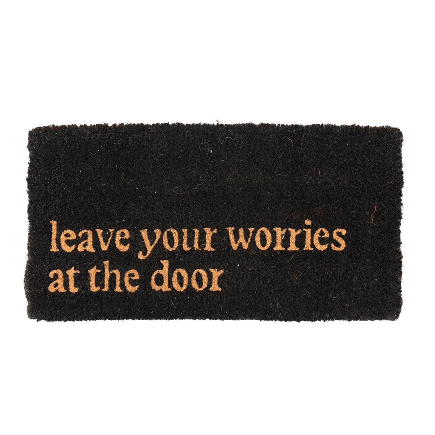 Leave Your Worries Doormat