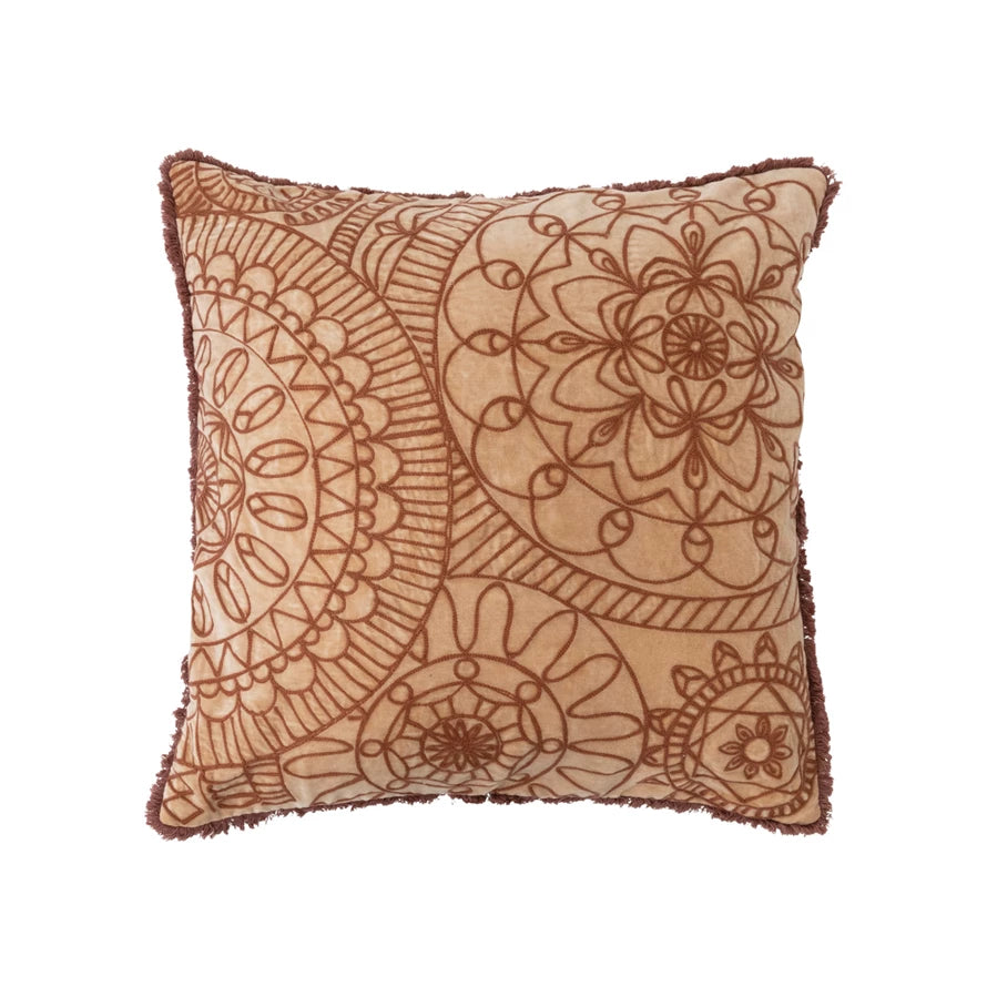 20" Stonewash Henna Pillow