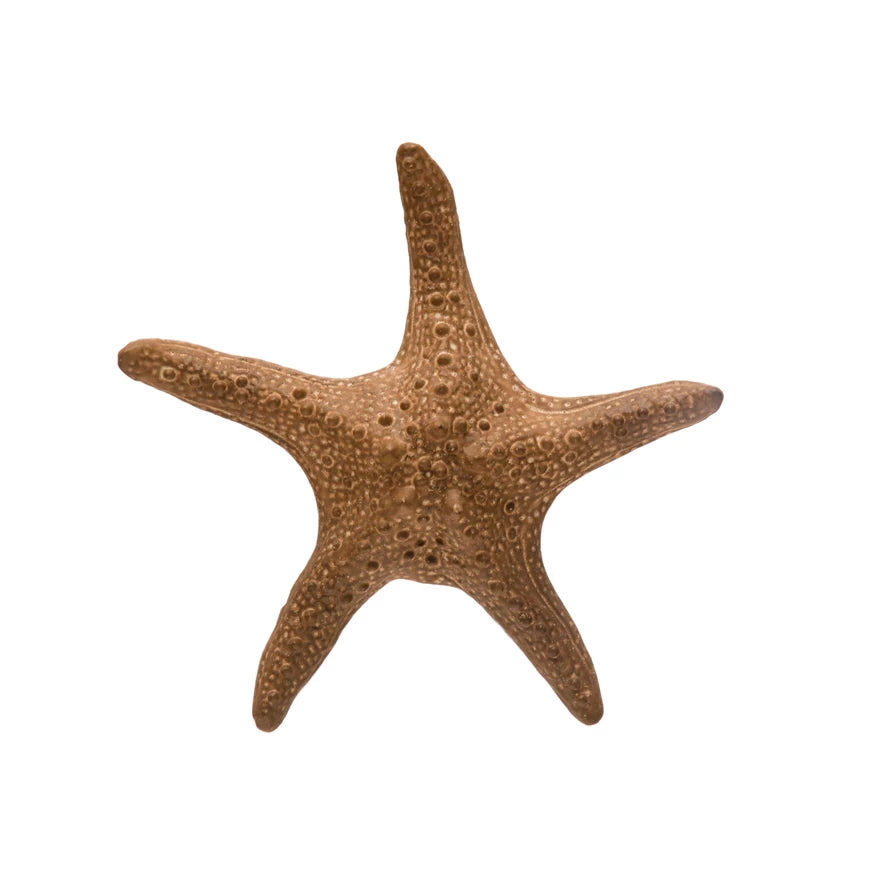 Stoneware Starfish, Brown