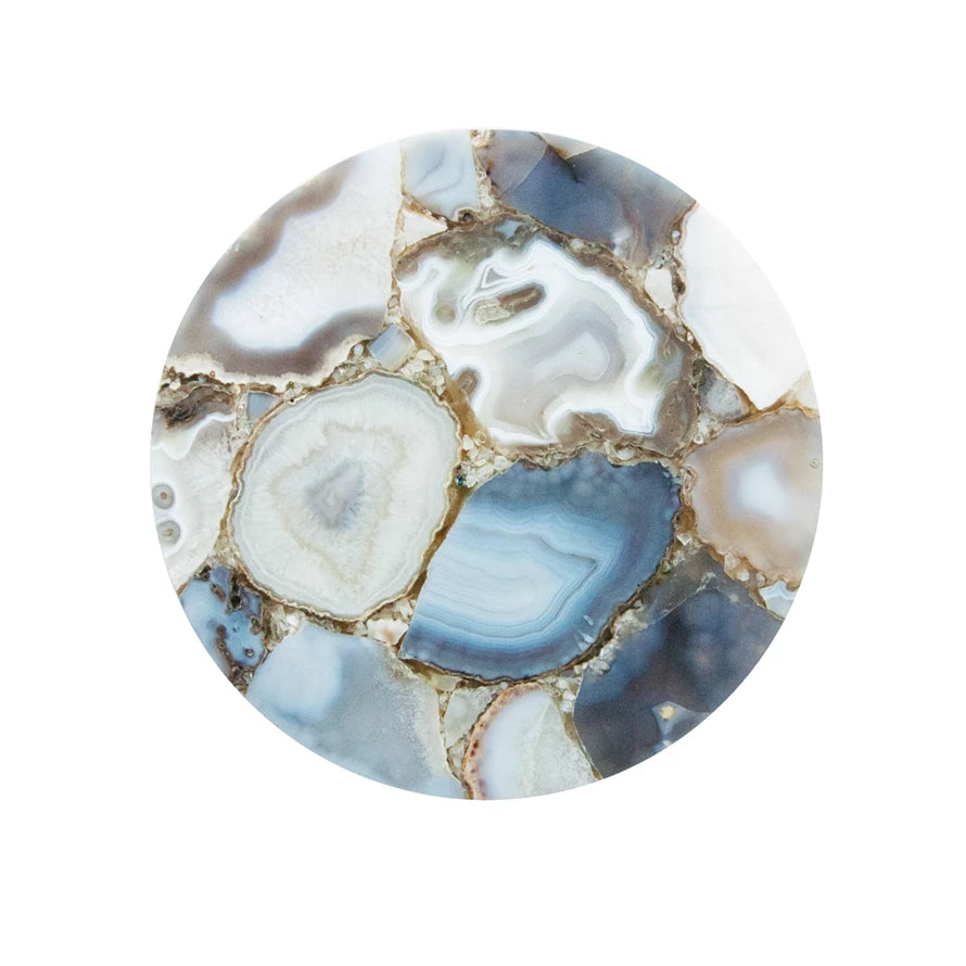 11" Blue Agate Serving Board