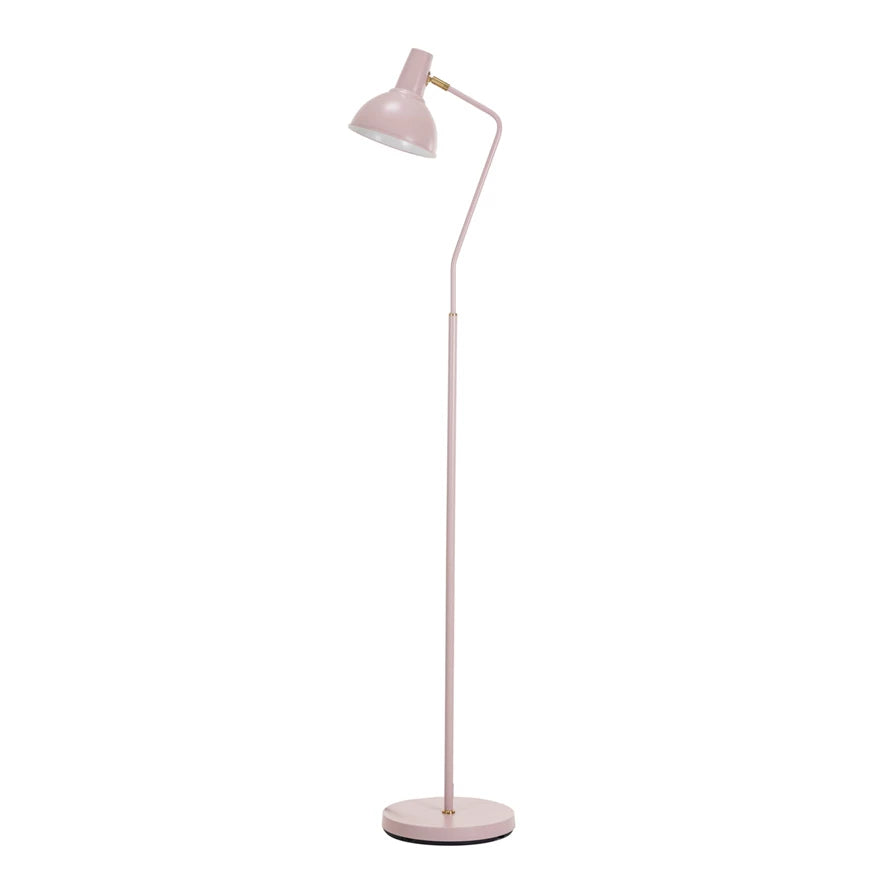 65" Pink Metal Floor Lamp